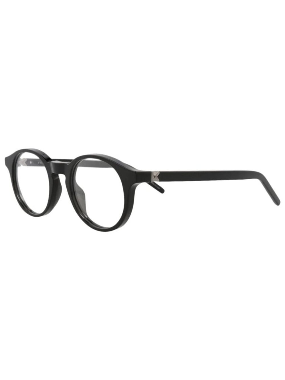 New Kenzo Women's Eyeglasses Round Oval Unisex Black Black Transparent